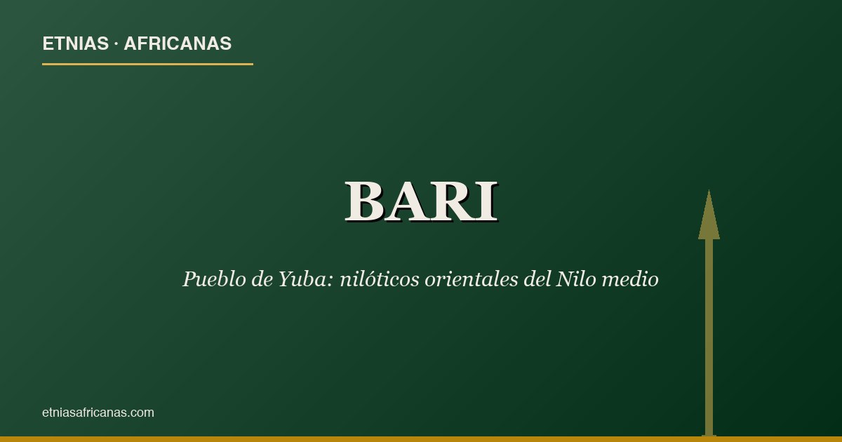 Bari: pueblo de Yuba en el Nilo medio