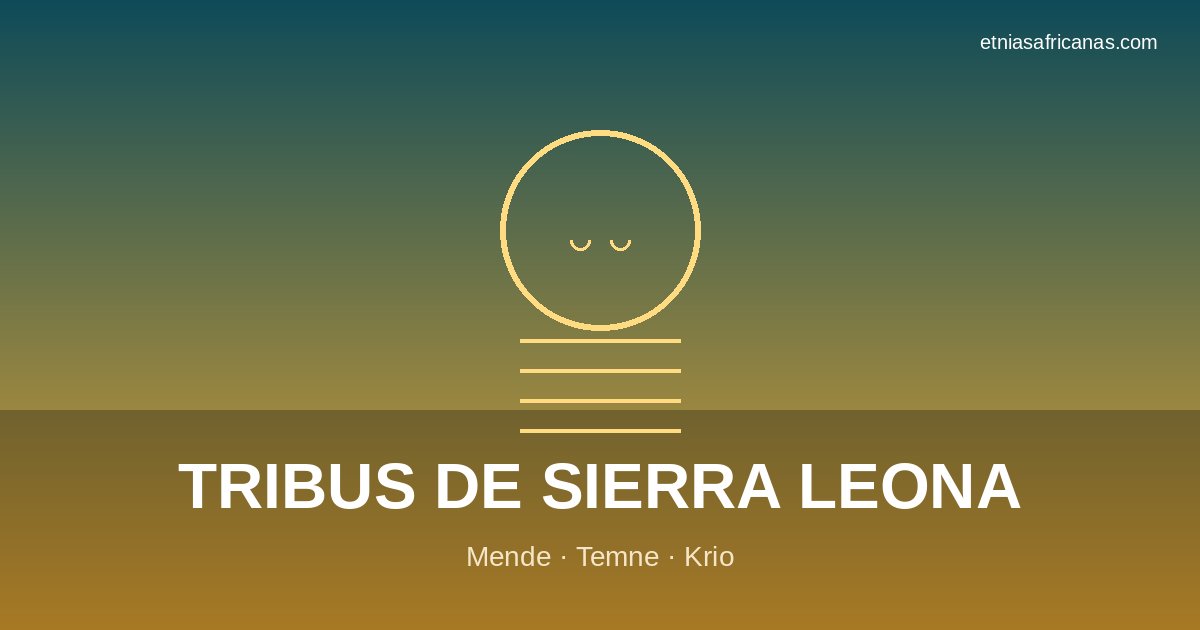 Tribus de Sierra Leona — máscara Sowei y costa atlántica