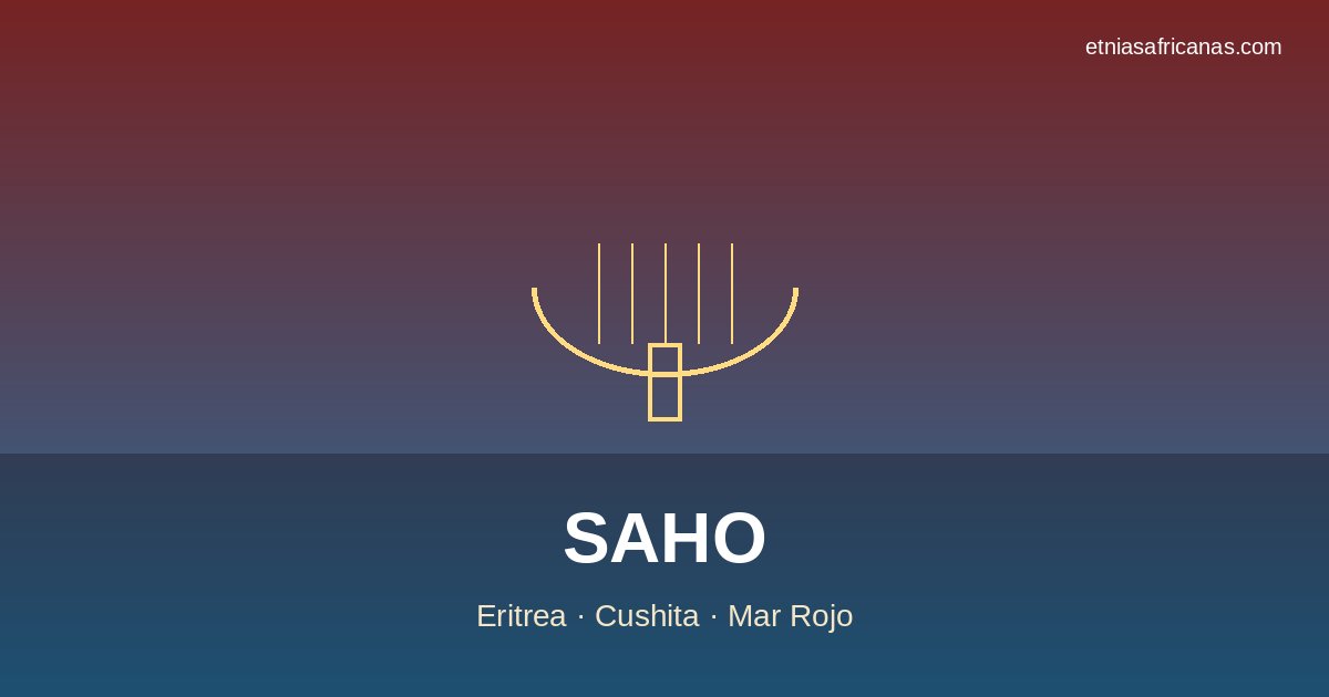 Lira kerar Saho y silueta de la costa eritrea